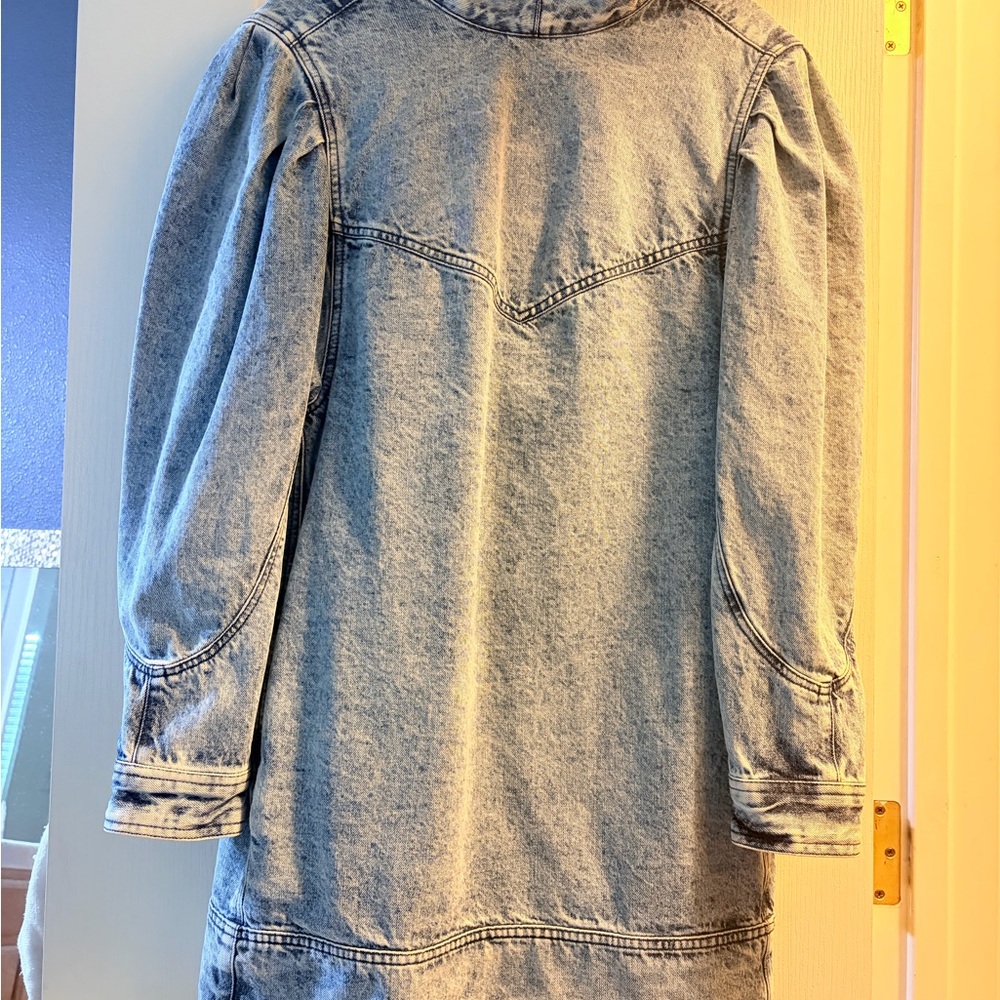 Isabel Marant Denim Tunic Dress / Jacket Light Wash Size 34